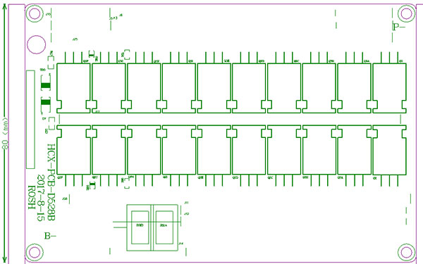 PCB尺寸圖